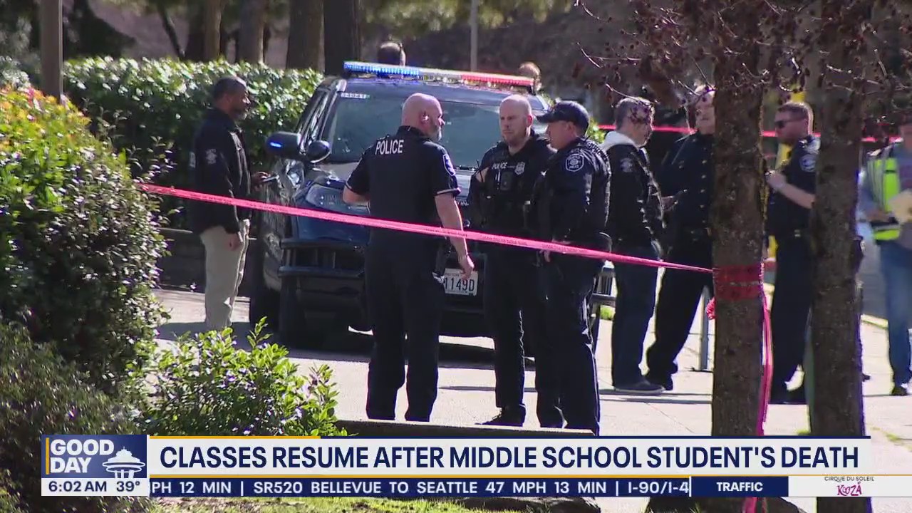 Classes resume after Seattle middle school student's death