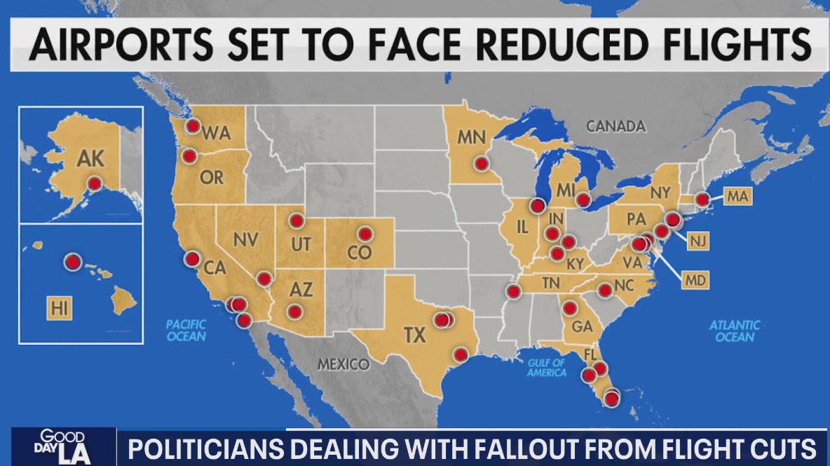 Politicians dealing with fallout from flight cuts