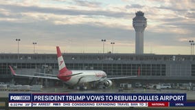President Trump vows to rebuild Dulles Airport