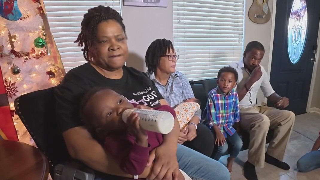 Family welcomed into new home for Thanksgiving