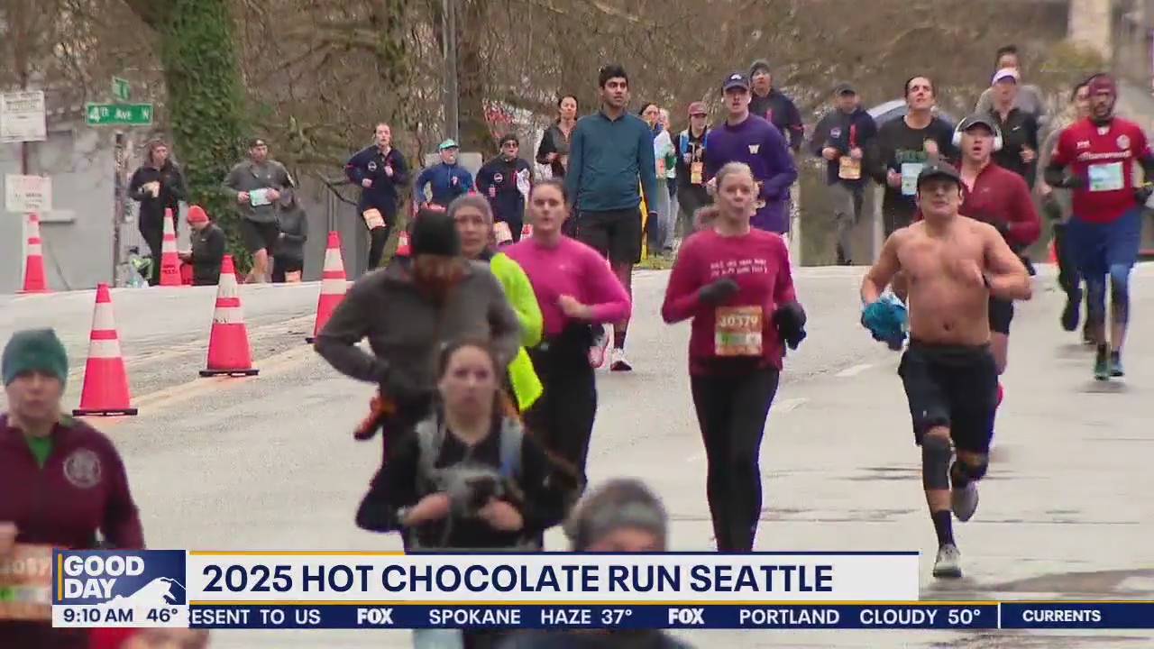 2025 Hot Chocolate Run takes over Seattle streets