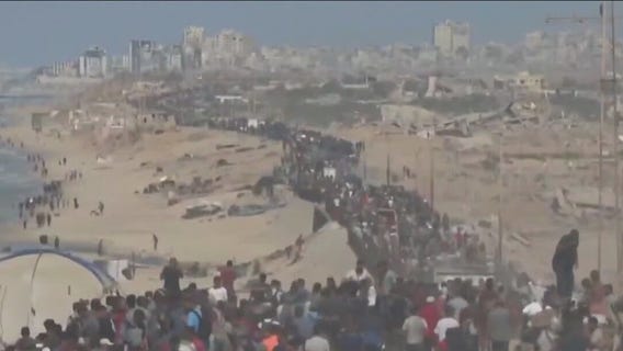 Crowds return to Gaza after Israel-Hamas ceasefire