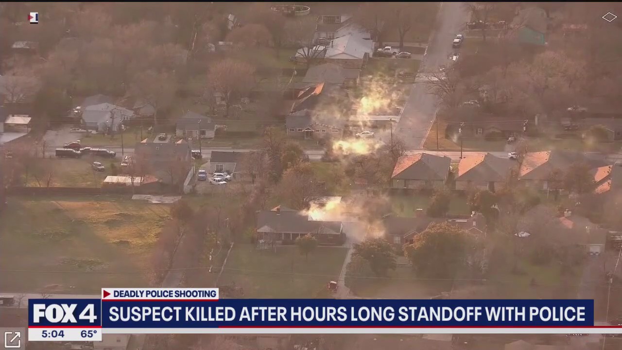 Barricaded man killed after shooting at officers