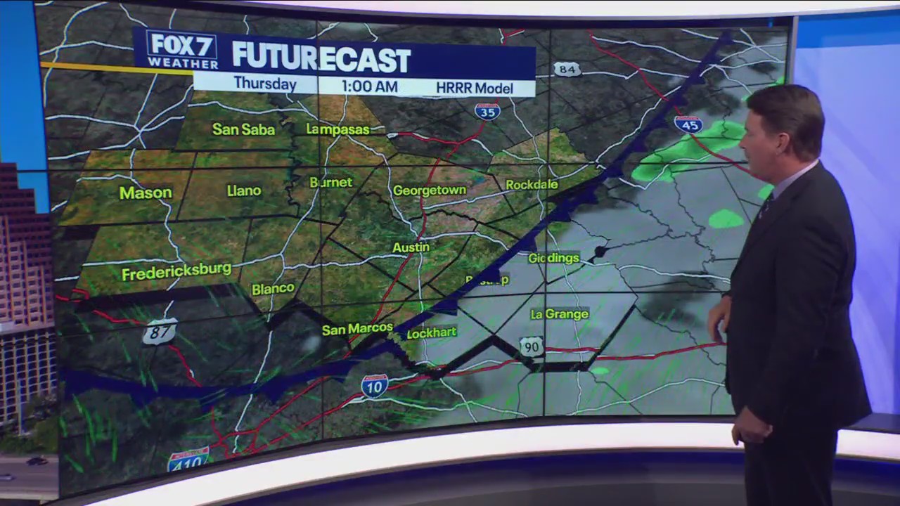 Central Texas Weather: Highs in record territory this afternoon, cold front tonight