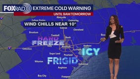 Houston Weather: Very cold night Tuesday, warming trend to begin Wednesday