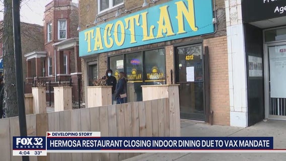 Chicago restaurant closes indoor dining because of Lightfoot's new proof of vaccination mandate