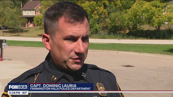 Farmington Hills police use drone to capture suspect on the run