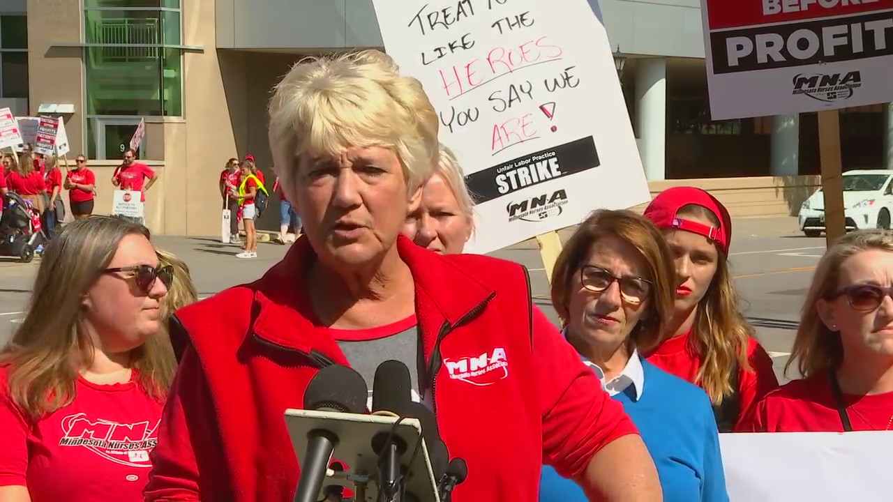 RAW: Minnesota Nurses Association provides update on strike