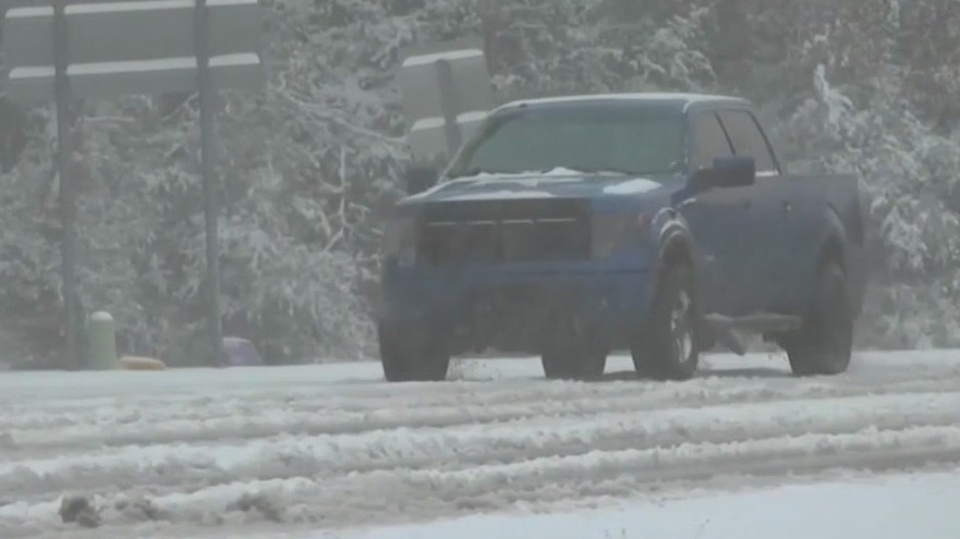 Gulf coast gets first-ever blizzard warning