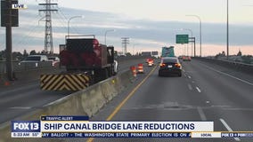 Ship Canal Bridge lane reductions in Seattle