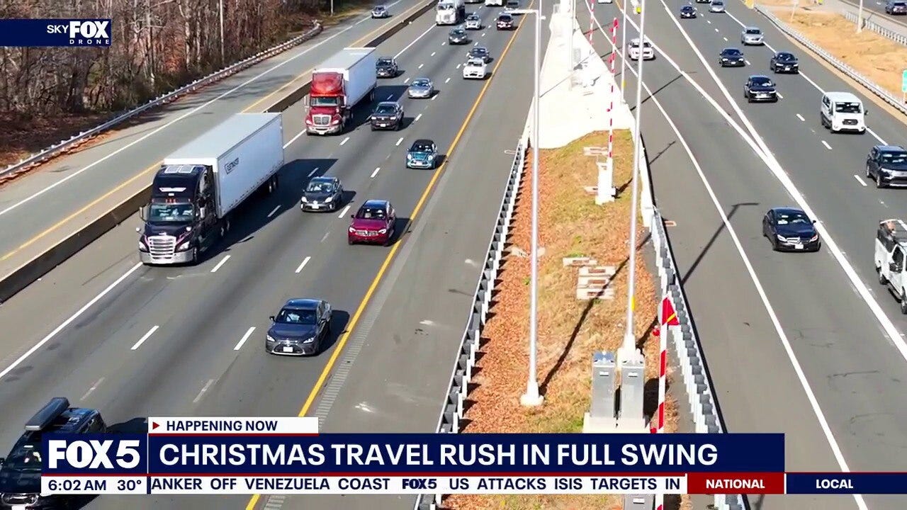 Christmas travel rush in full swing across DMV