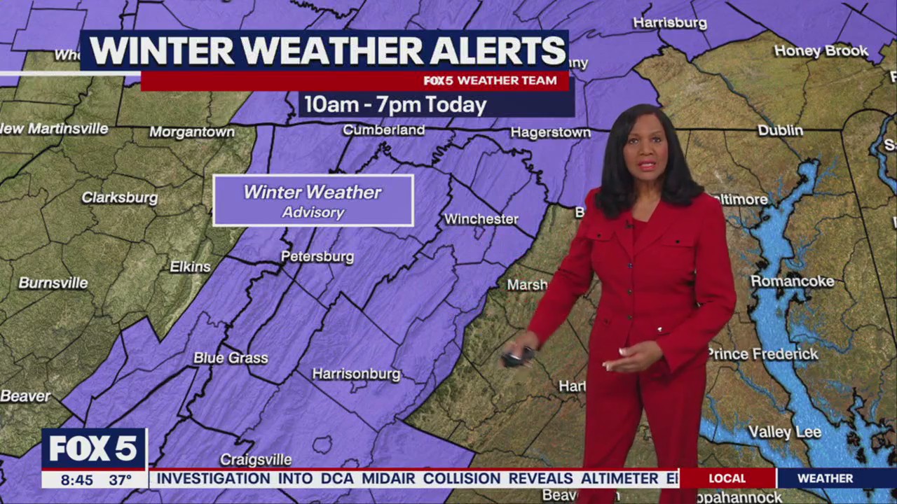 Winter weather advisory across DC region | FOX 5 DC