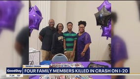 Family killed in crash on I-20
