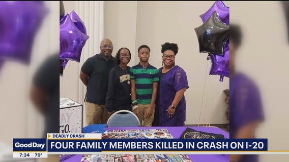 Family killed in crash on I-20