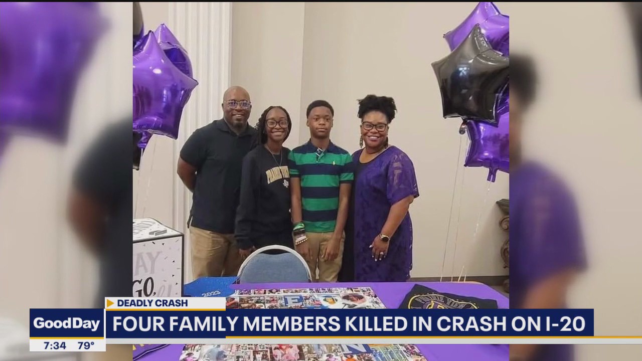 Family killed in crash on I-20