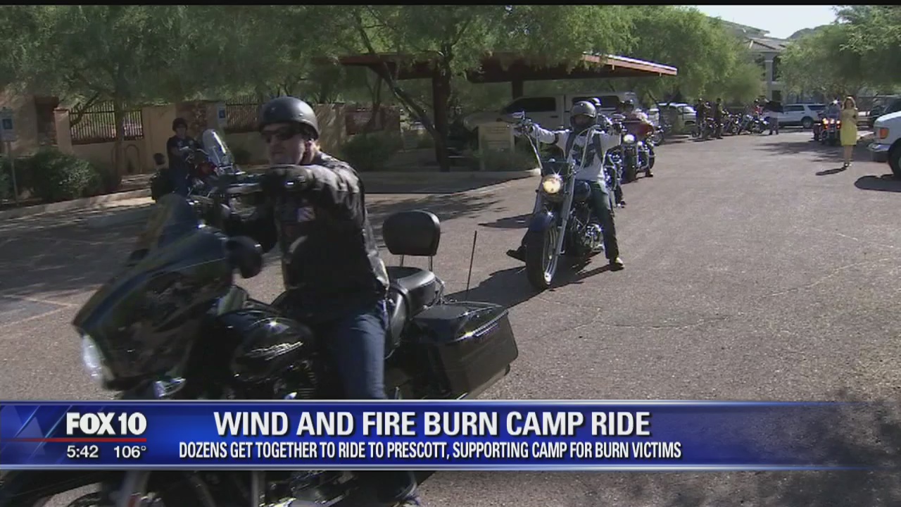 Charity motorcycle ride in Phoenix to benefit young burn victims