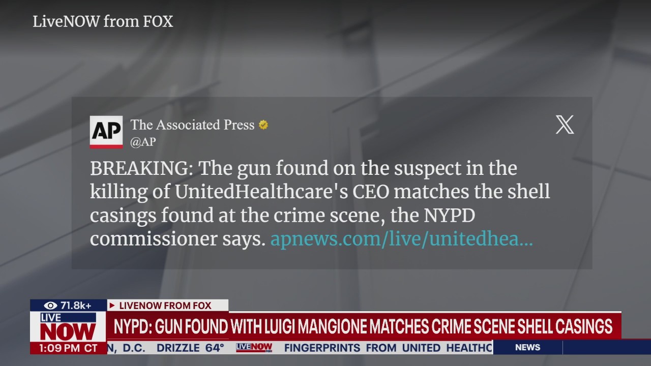 Authorities match gun on suspect with shell casings