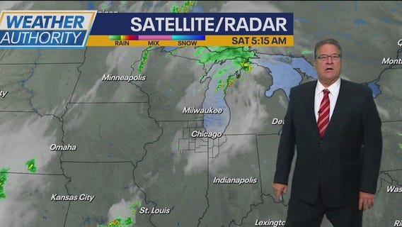Chicago Weather: Temps in the mid-80s with slight chance of rain, storms later