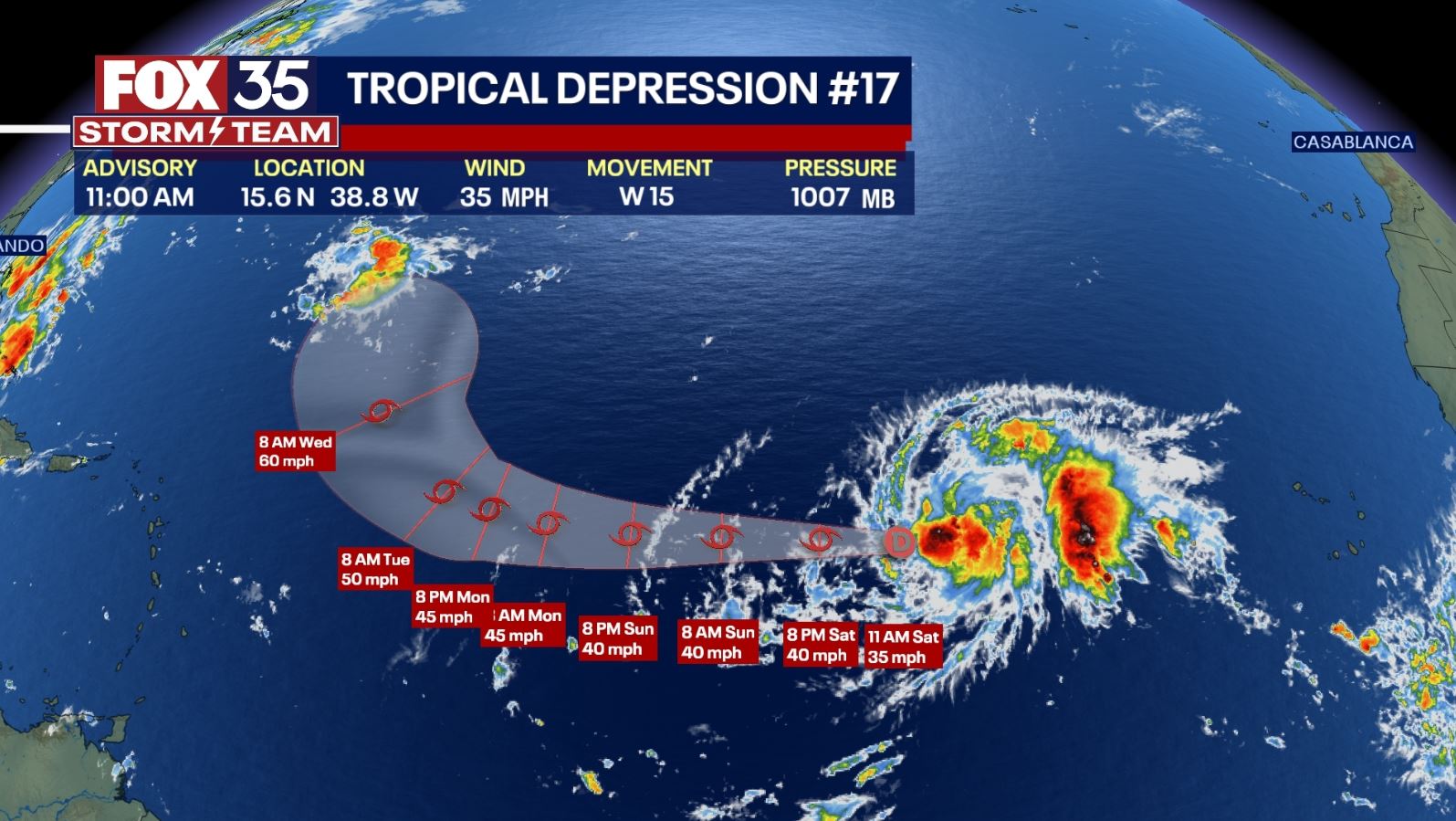 Tracking the Tropics: Tropical Depression Seventeen