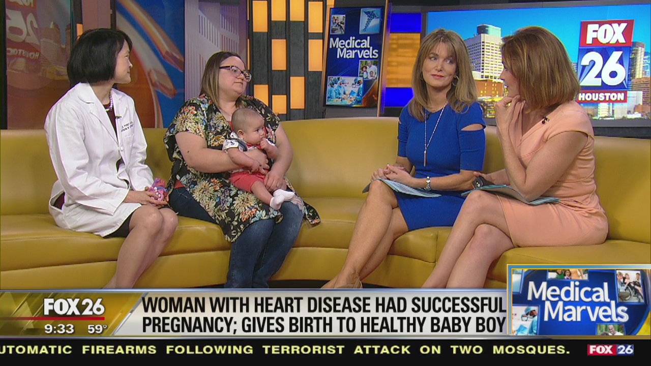 Woman with heart disease gives birth to healthy baby boy