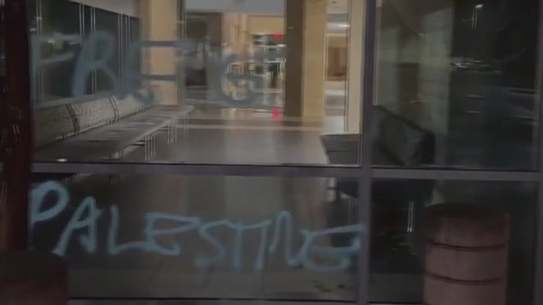 Arlington polling location vandalized