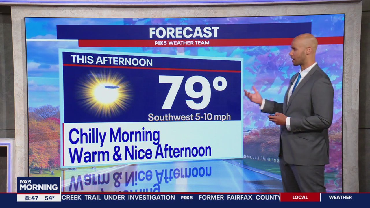 FOX 5 Weather forecast for Saturday, October 12