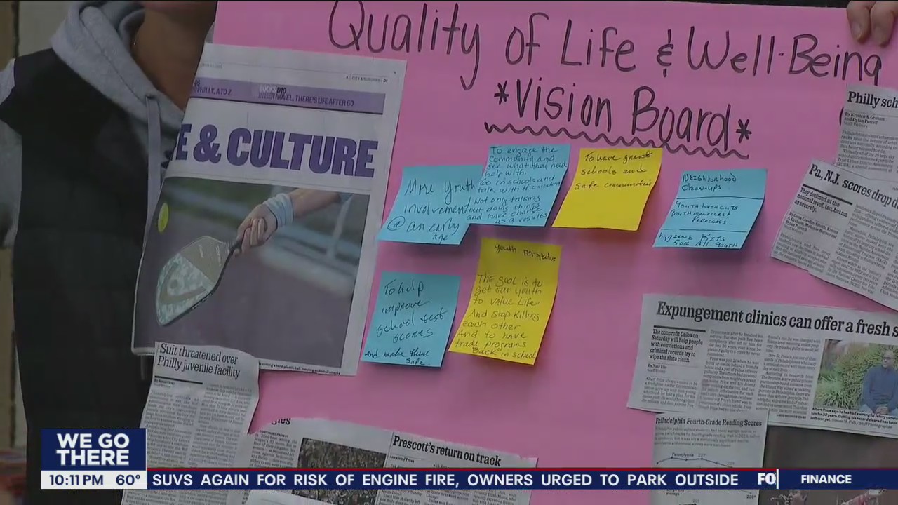 Philadelphia community meets to brainstorm ways to improve quality of life