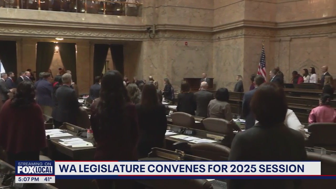 WA legislature convenes for 2025 session
