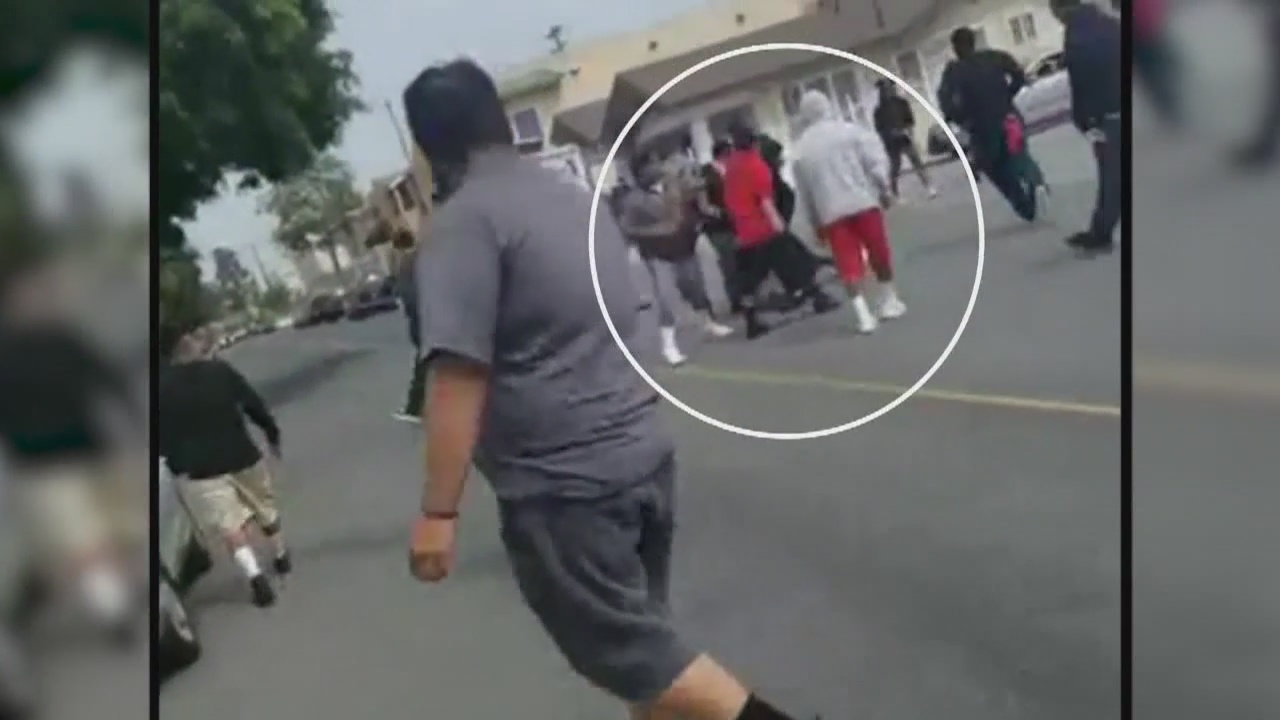 Brutal beating in Long Beach caught on camera