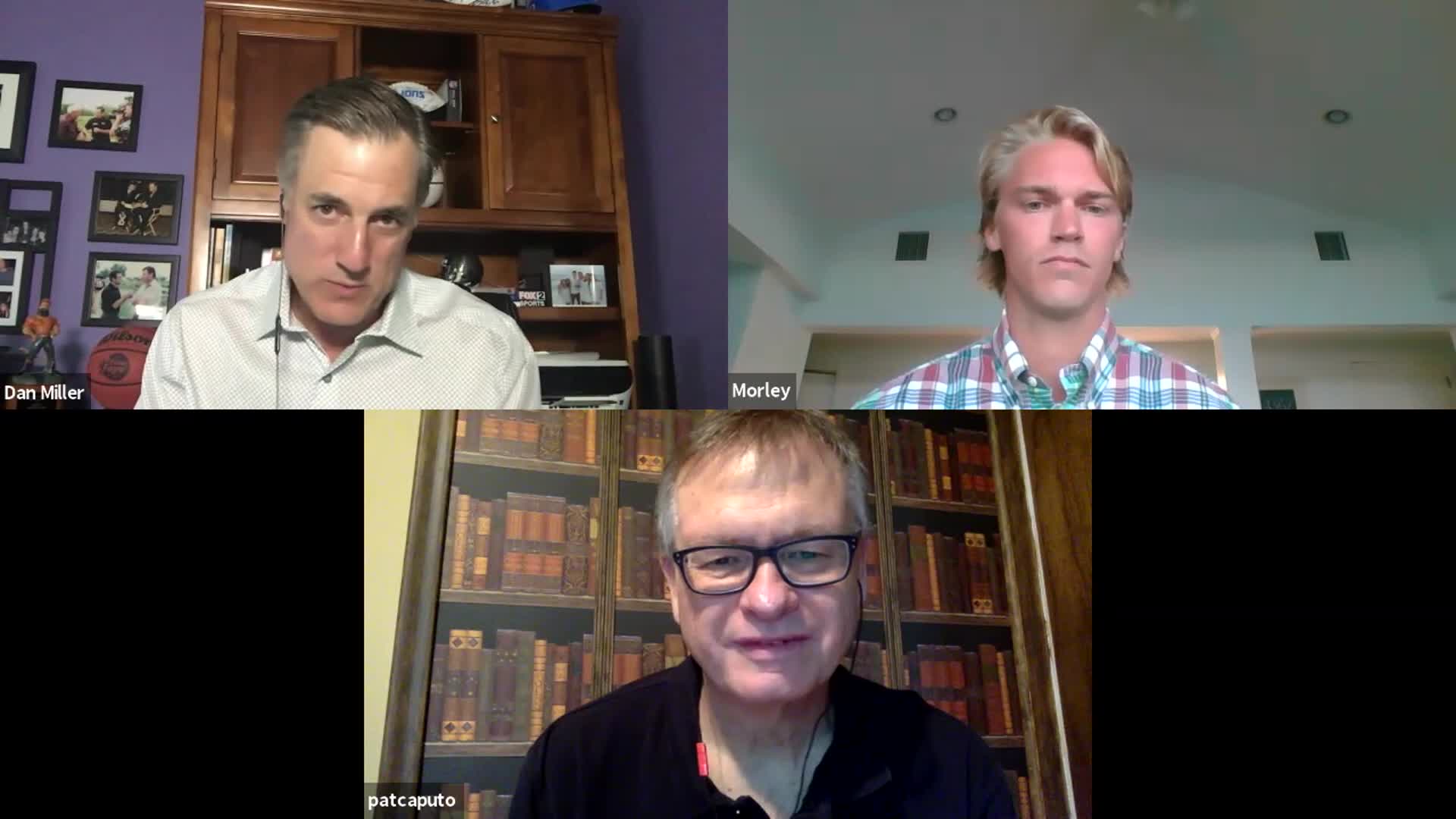 SportsWorks - 7-12-20 -- Pat Caputo, Will Burchfield & Dan Miller talk Tigers, college football & NHL