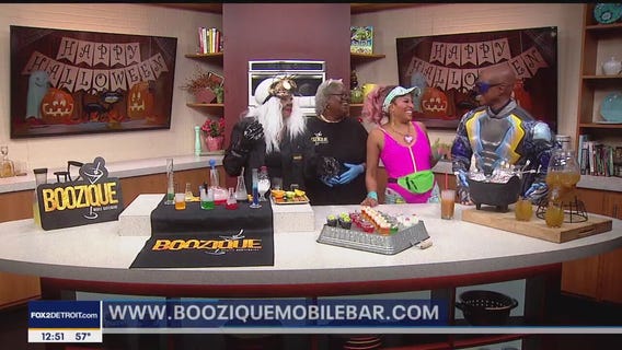 Boozique Mobile Bar features Spooky Smokey Halloween and fall drinks