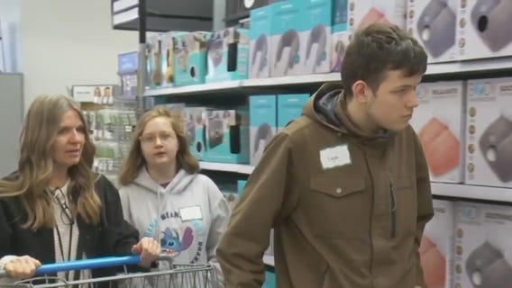 Special needs students gifted shopping spree