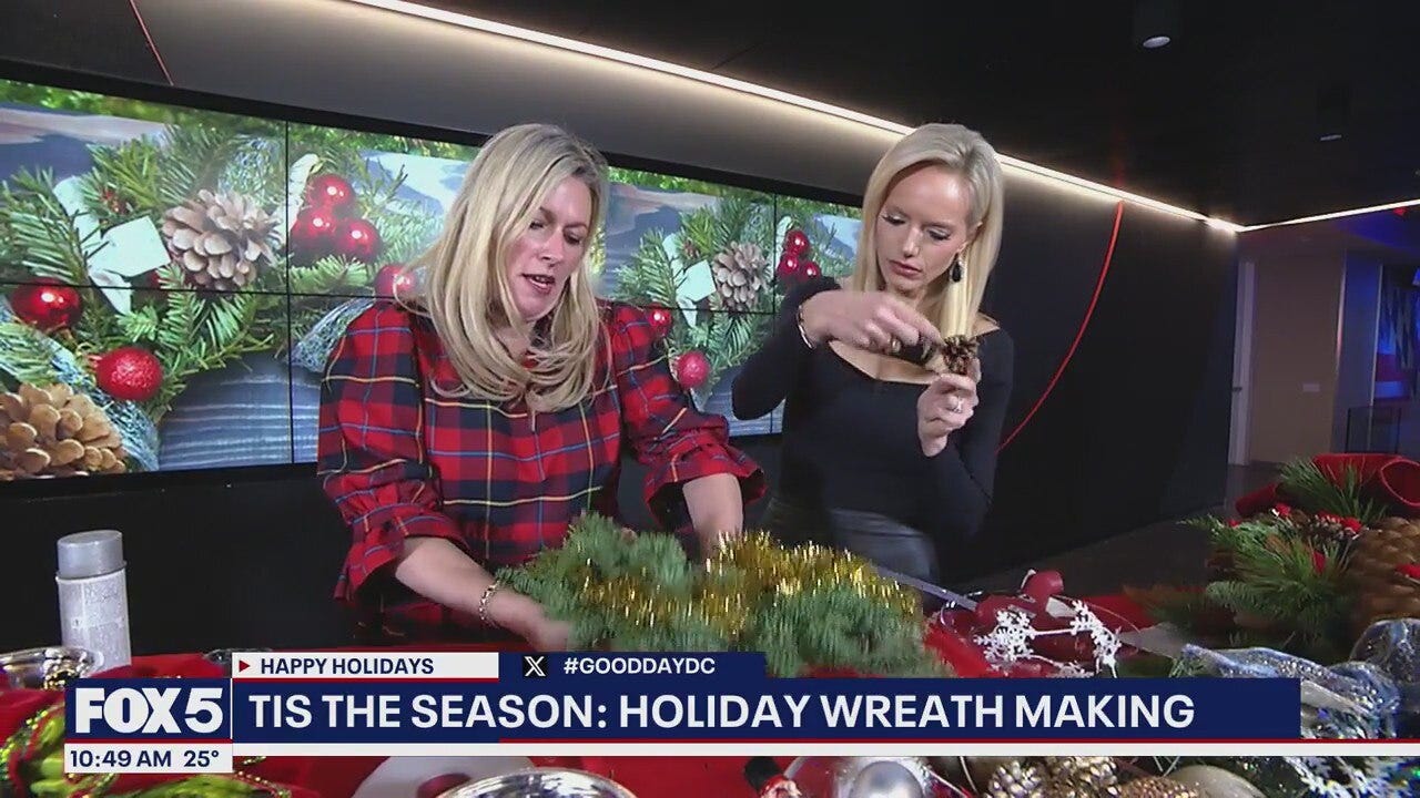 'Tis the season: Holiday wreathmaking