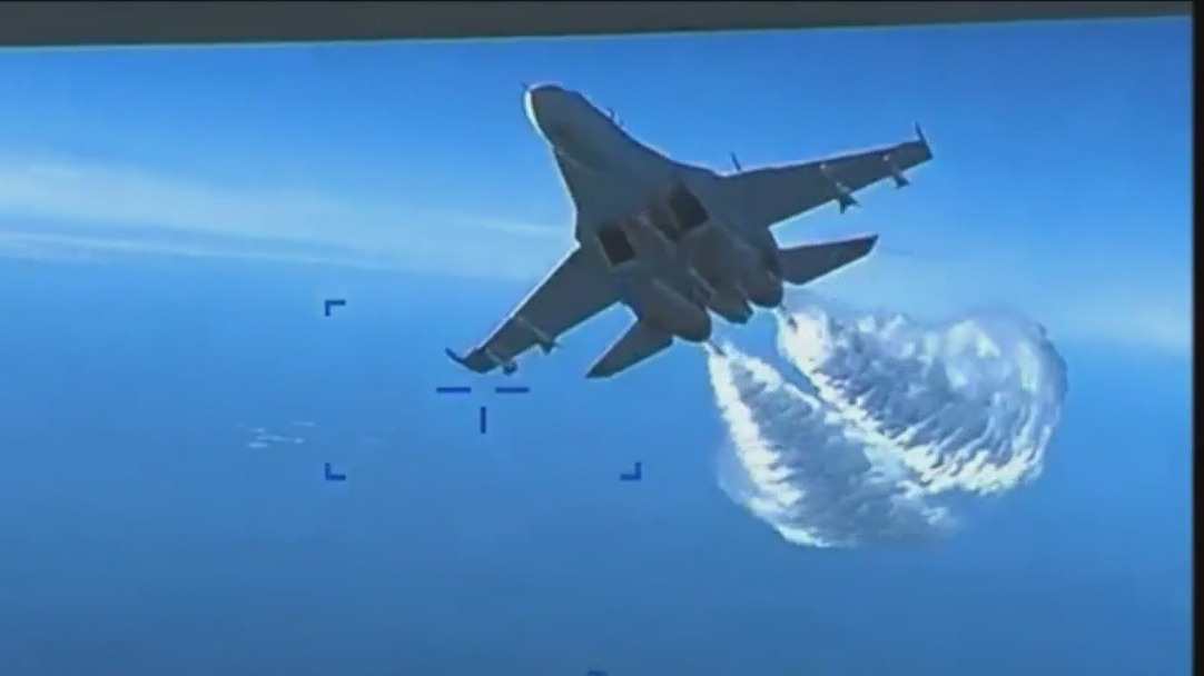 Tensions escalate after Russian fighter jet collides with US drone