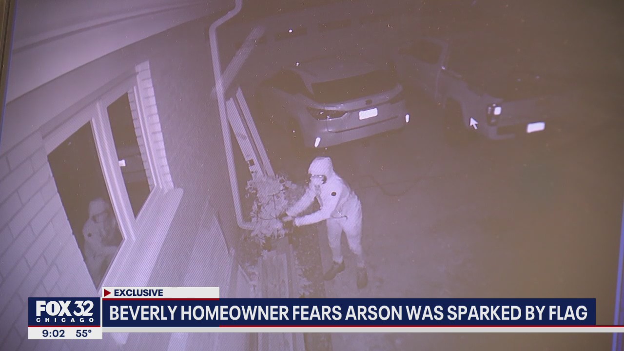 Chicago homeowner fears arson was sparked by 'Let's Go Brandon' flag