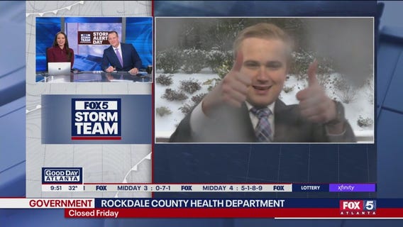 Good Day Atlanta team breaks out the snowballs