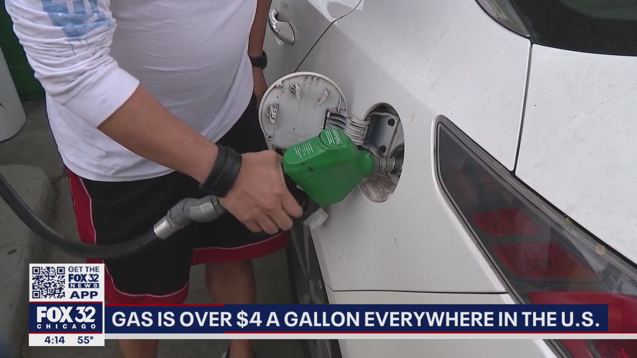 Gas is over $4 a gallon everywhere in the U.S.