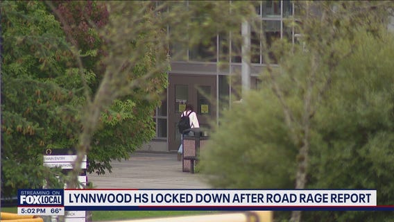 Lynnwood HS locked down after road rage incident