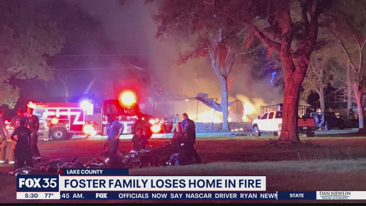 Foster family loses everything in house fire