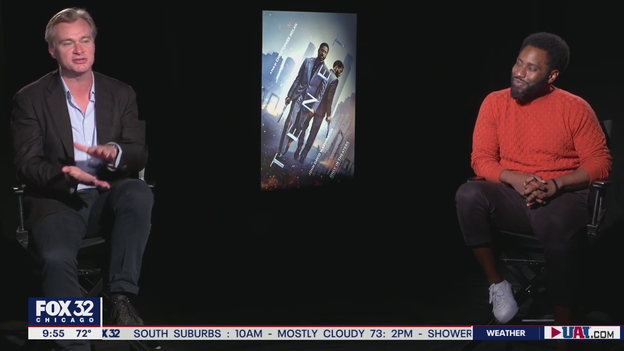 Jake Hamilton talks to Christopher Nolan, John David Washington about new film 'Tenet'