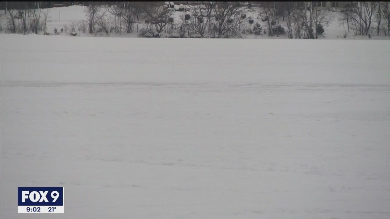 Heavy snow prompts thin ice warnings