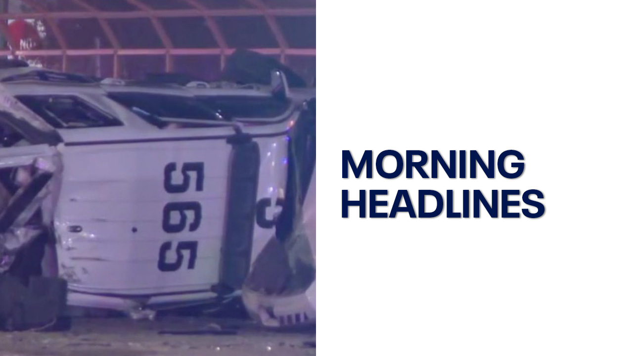 Officer hurt in crash l Morning Headlines March 14