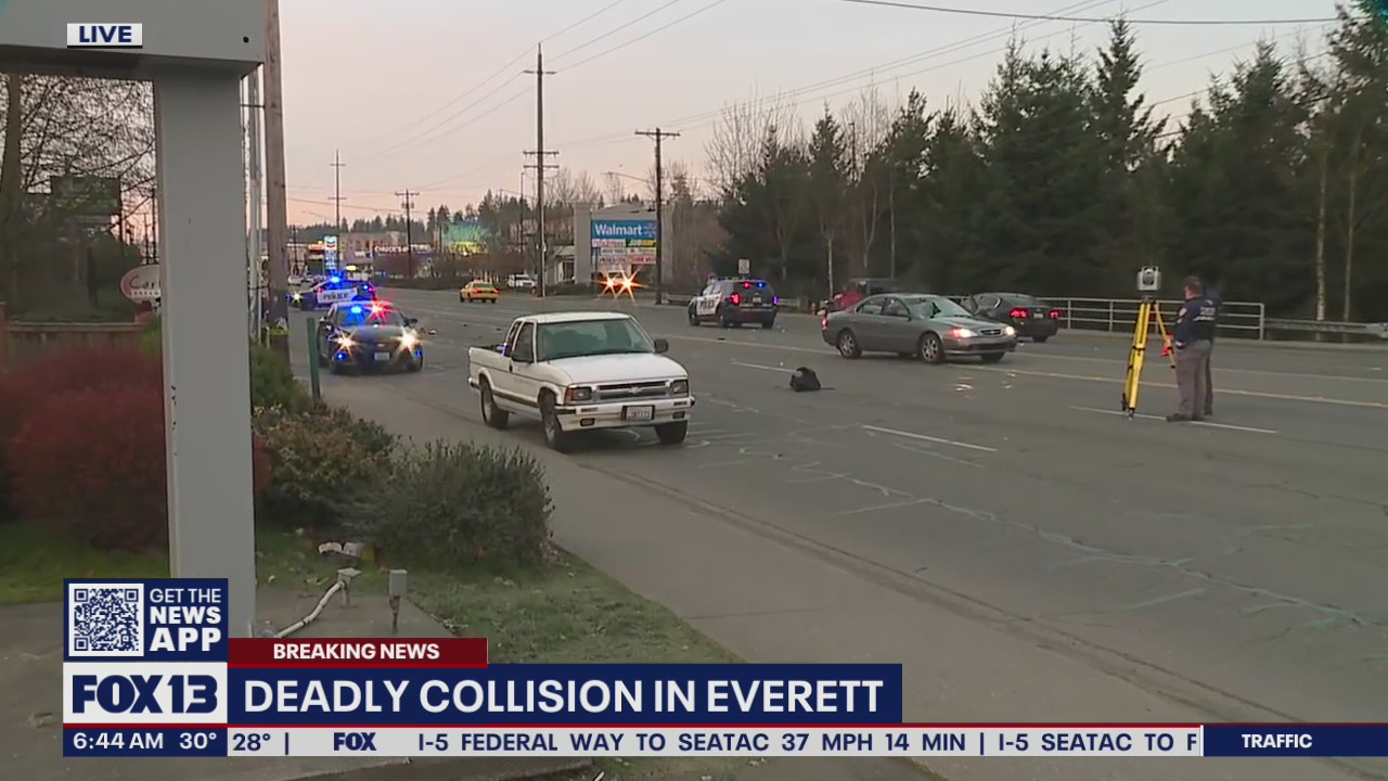 Deadly collision in Everett