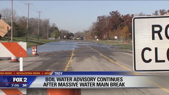 Troy issues boil water advisory after water main break