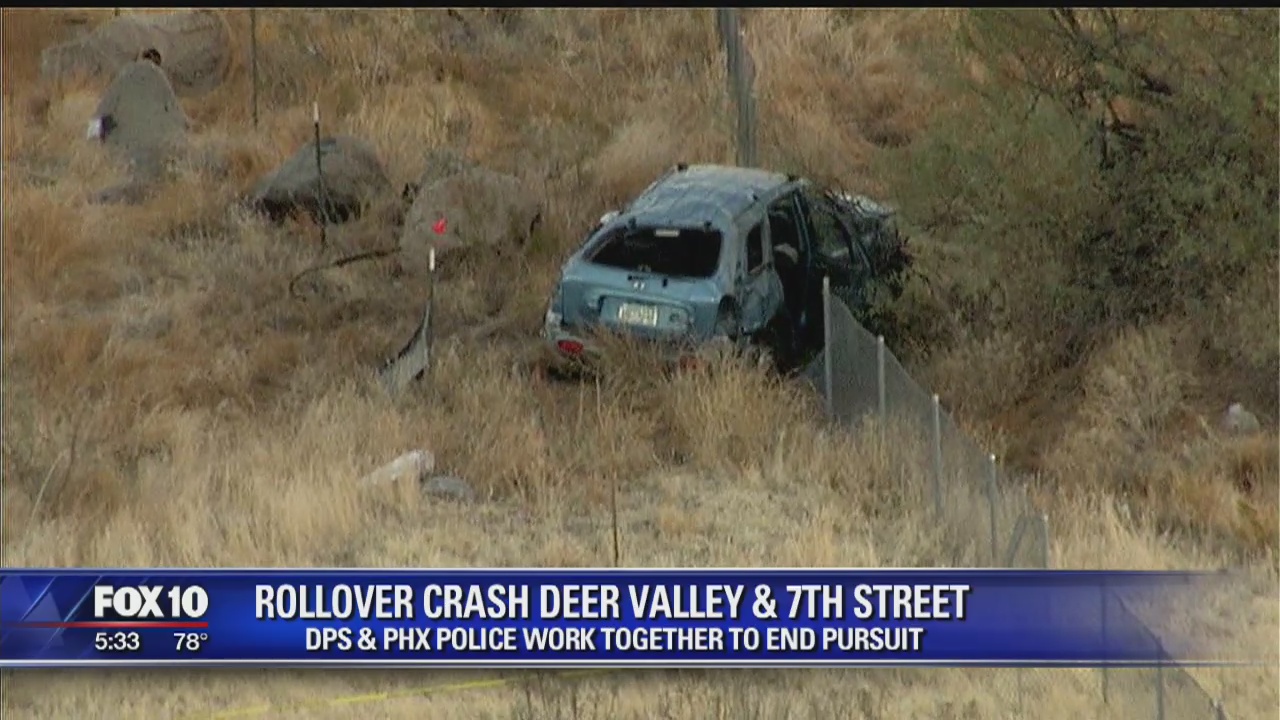 Police: 6 hurt after stolen SUV crashes in Phoenix | FOX 10 Phoenix