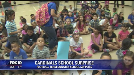Students get big surprise from the Cardinals