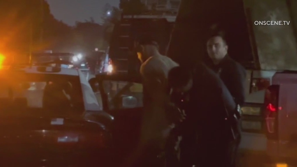 Men in custody after girl struck by stray bullet