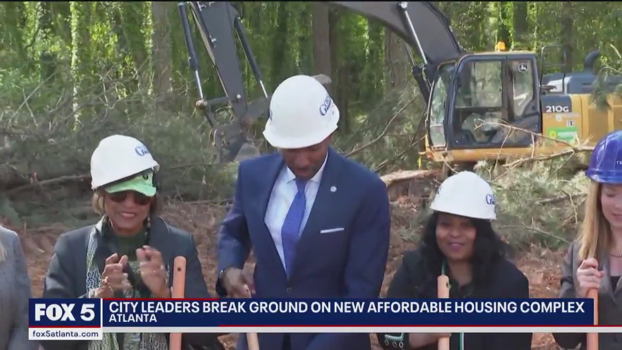 Groundbreaking on new affordable housing unit in Atlanta | FOX 5 Atlanta