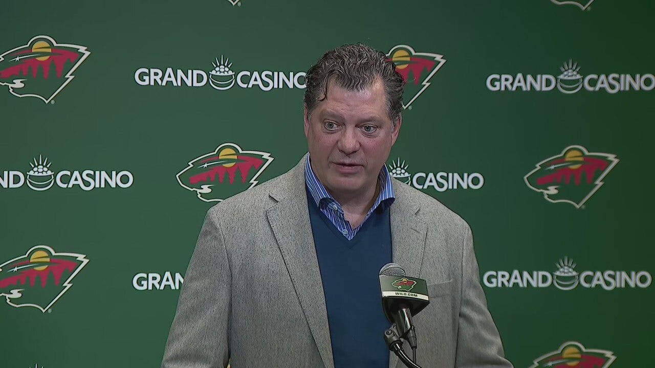 Minnesota Wild trade announcement [FULL PRESSER]