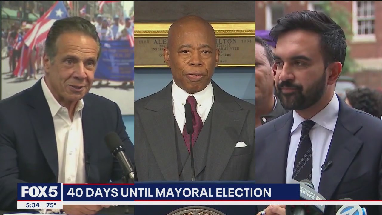 Less than 40 days from NYC mayoral election: Updates | FOX 5 New York